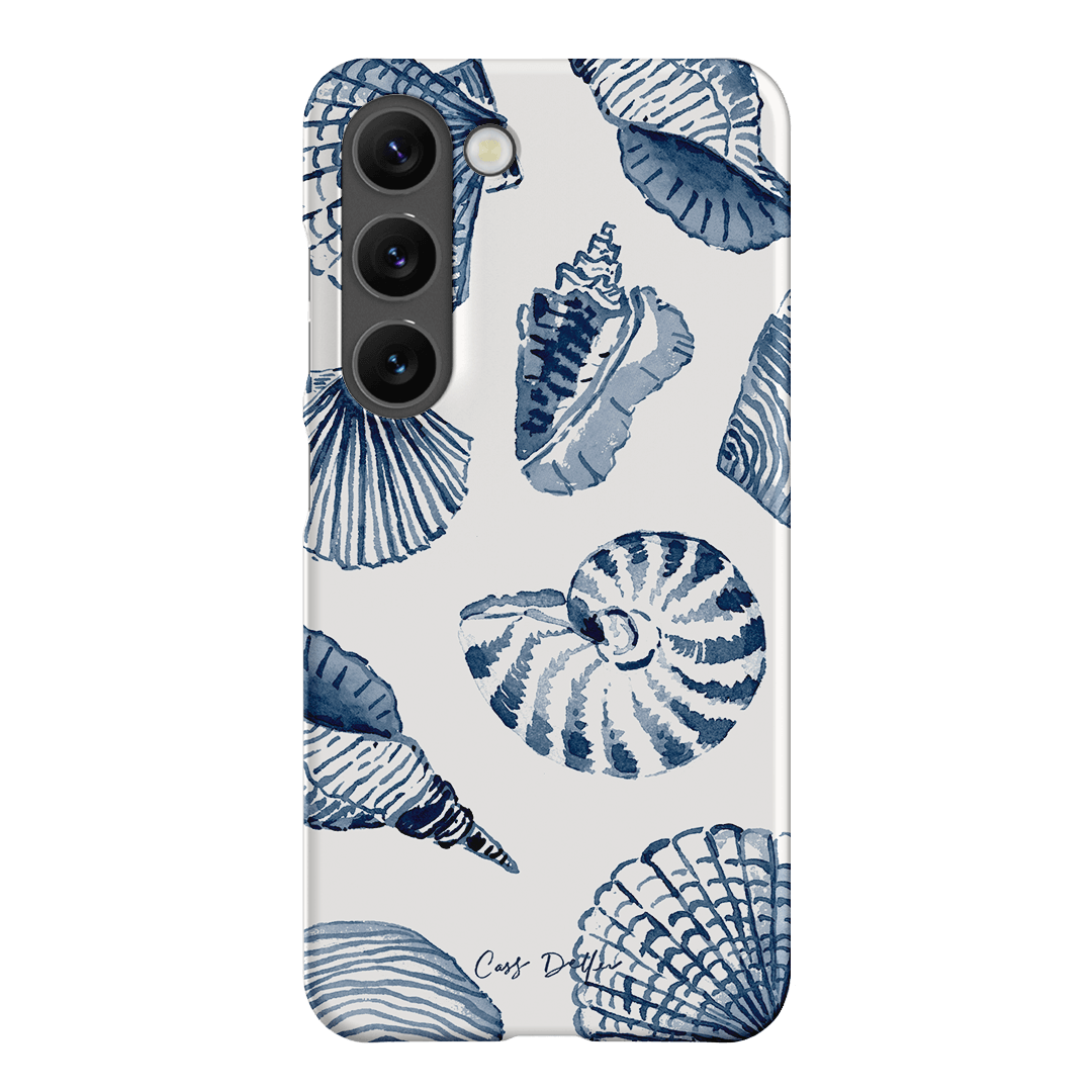 Blue Shells Printed Phone Cases Samsung Galaxy S23 / Snap by Cass Deller - The Dairy