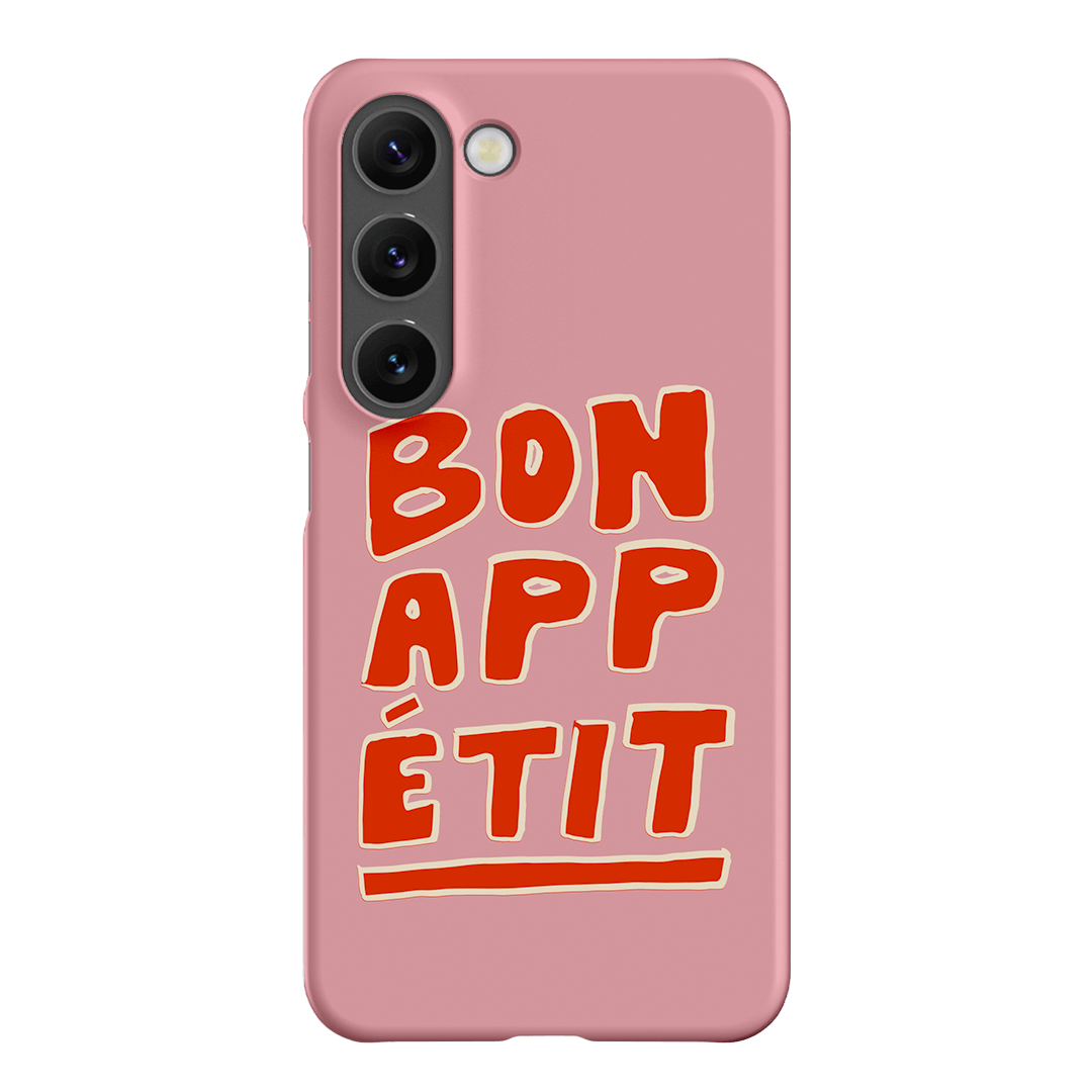 Bon Appetit Pink Printed Phone Cases Samsung Galaxy S23 / Snap by The Dairy - The Dairy