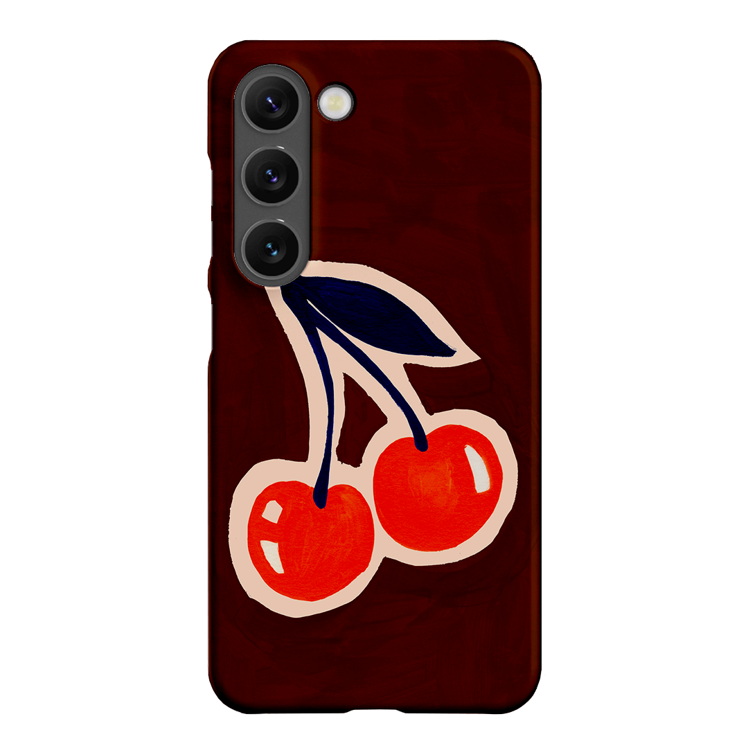 Cherries Printed Phone Cases Samsung Galaxy S23 / Snap by Studio Bon - The Dairy