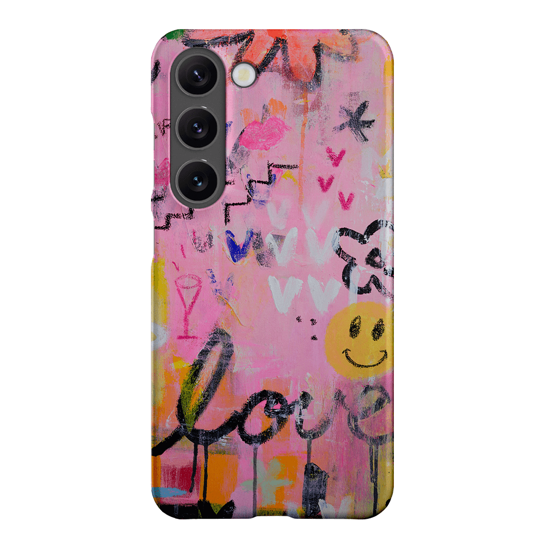 Love Smiles Printed Phone Cases Samsung Galaxy S23 / Snap by Jackie Green - The Dairy
