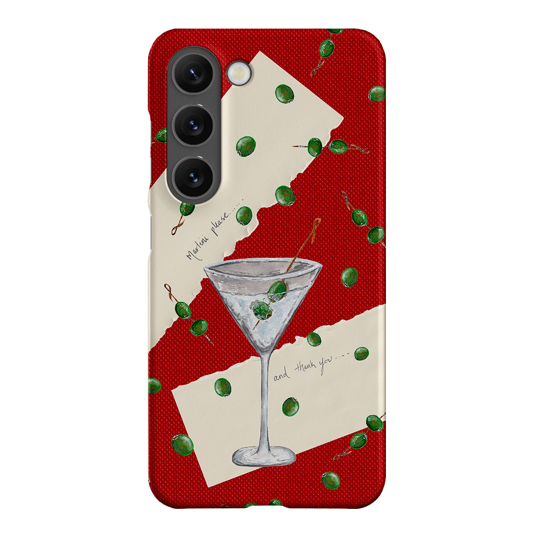 Martini Please Printed Phone Cases Samsung Galaxy S23 / Snap by BG. Studio - The Dairy