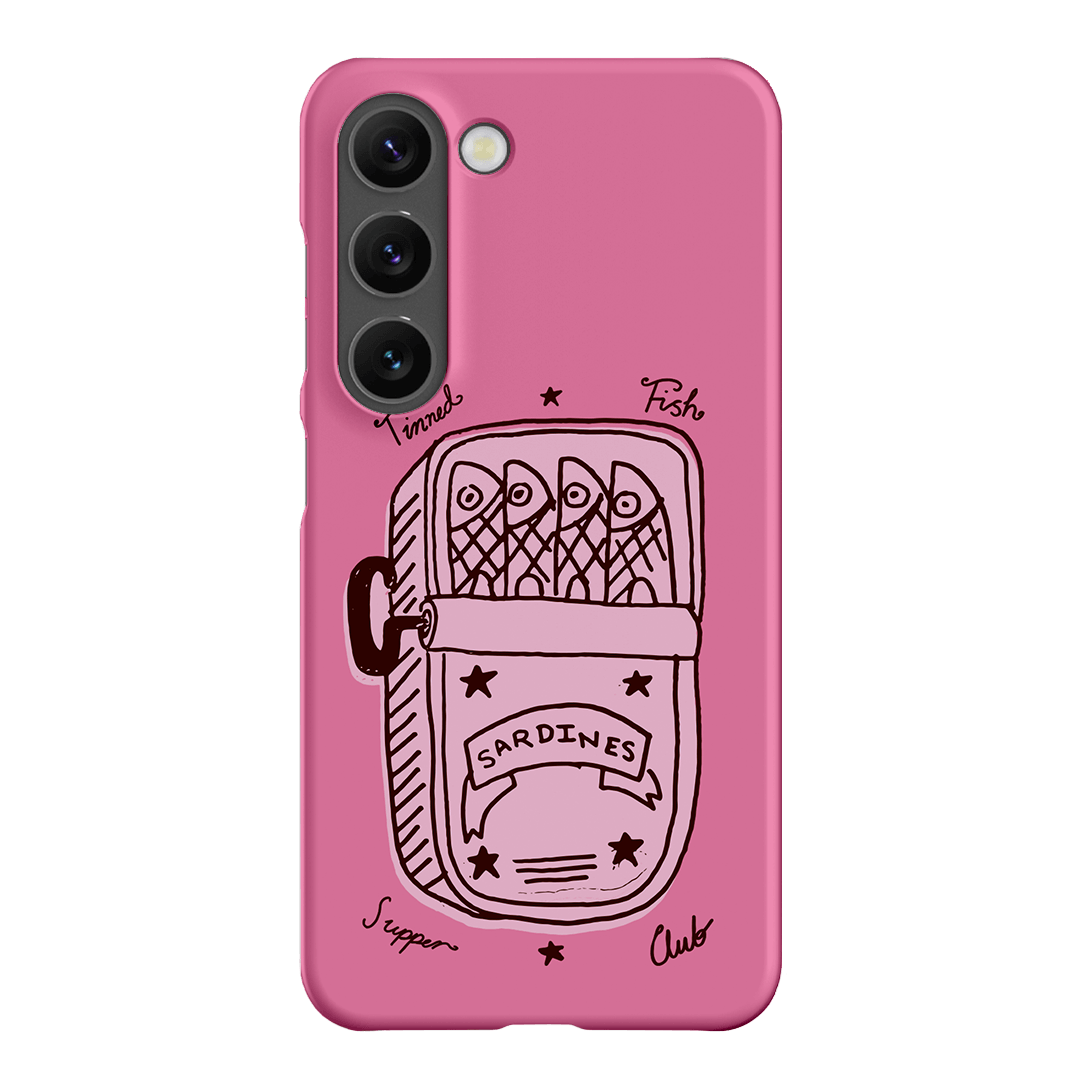 Sardine Social Pink Printed Phone Cases Samsung Galaxy S23 / Snap by The Dairy - The Dairy