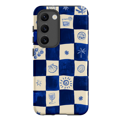 Afternoon Mezze Azure Printed Phone Cases Samsung Galaxy S23 / Armoured by Charlie Taylor - The Dairy