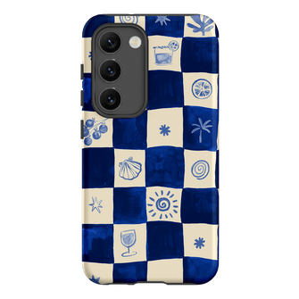 Afternoon Mezze Azure Printed Phone Cases Samsung Galaxy S23 / Armoured by Charlie Taylor - The Dairy