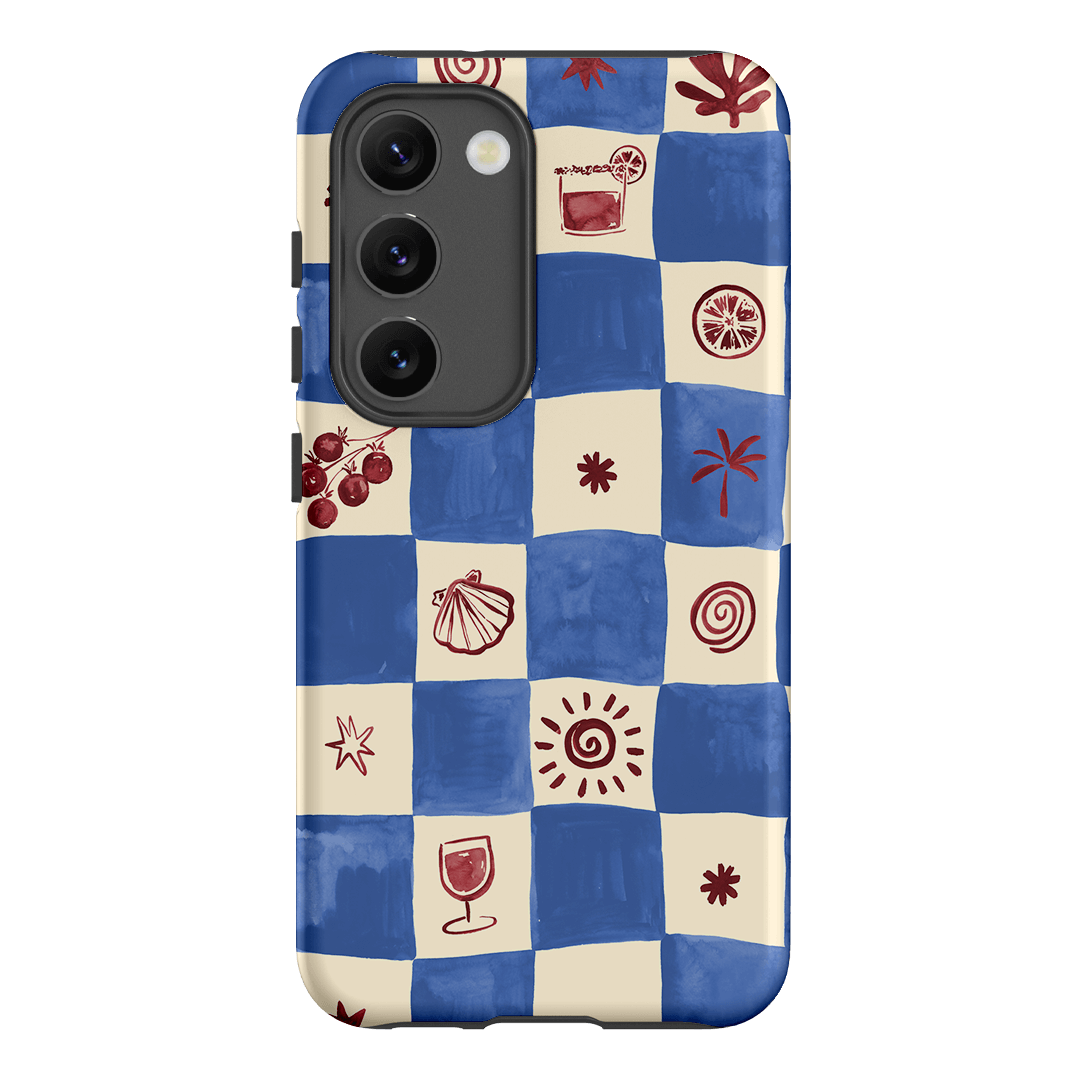 Afternoon Mezze Cornflower Printed Phone Cases Samsung Galaxy S23 / Armoured by Charlie Taylor - The Dairy