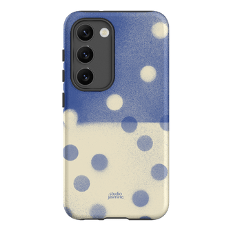 Bleu Polka Dot Printed Phone Cases Samsung Galaxy S23 / Armoured by Jasmine Dowling - The Dairy