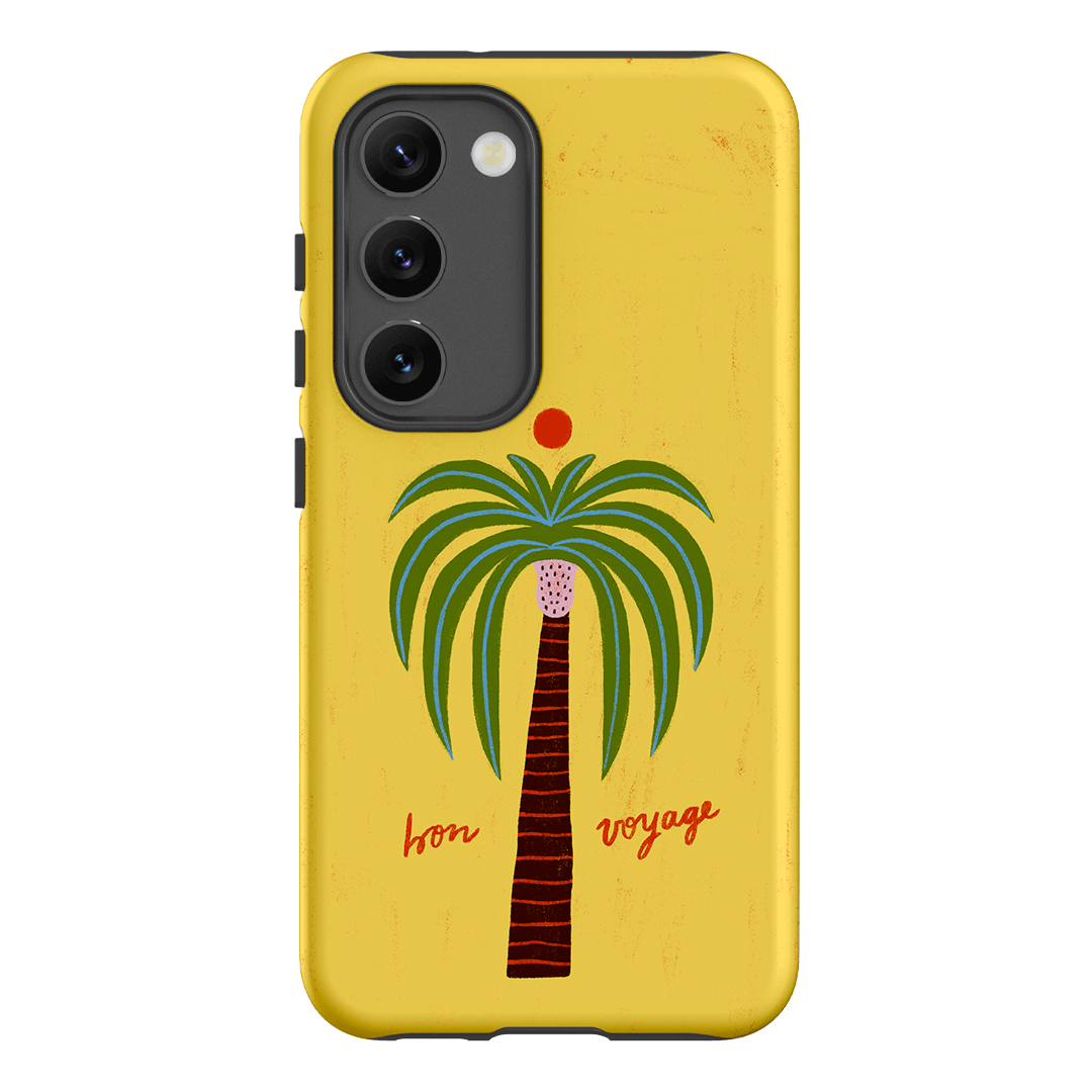 Bon Voyage Yellow Printed Phone Cases Samsung Galaxy S23 / Armoured by Marie Fauritte - The Dairy