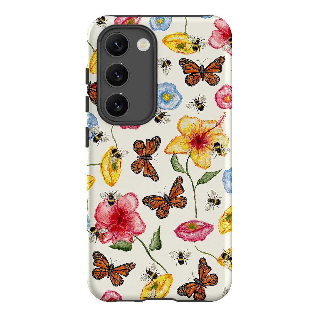 Butterflies & Bees Printed Phone Cases Samsung Galaxy S23 / Armoured by BG. Studio - The Dairy