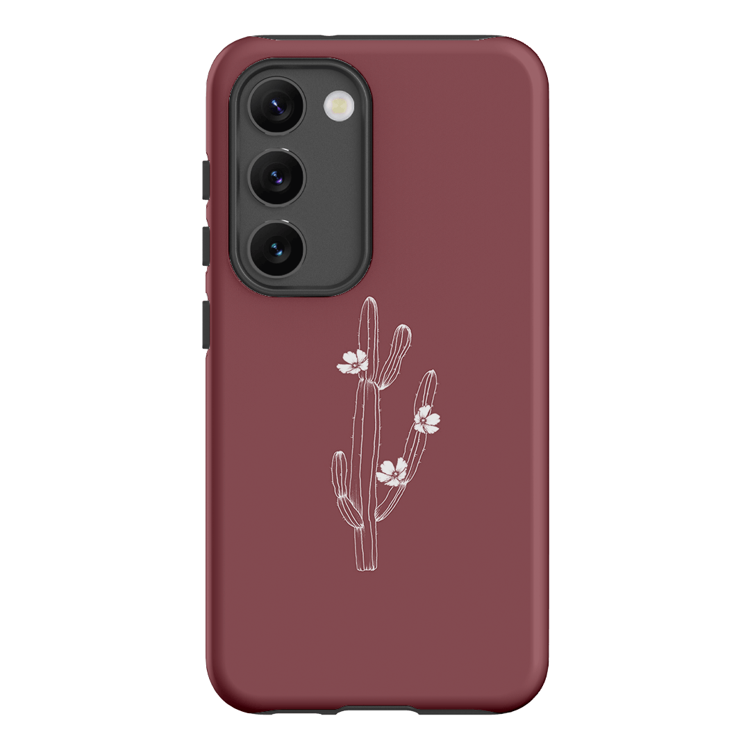 Cactus Flower Printed Phone Cases Samsung Galaxy S23 / Armoured by Typoflora - The Dairy