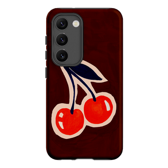 Cherries Printed Phone Cases Samsung Galaxy S23 / Armoured by Studio Bon - The Dairy