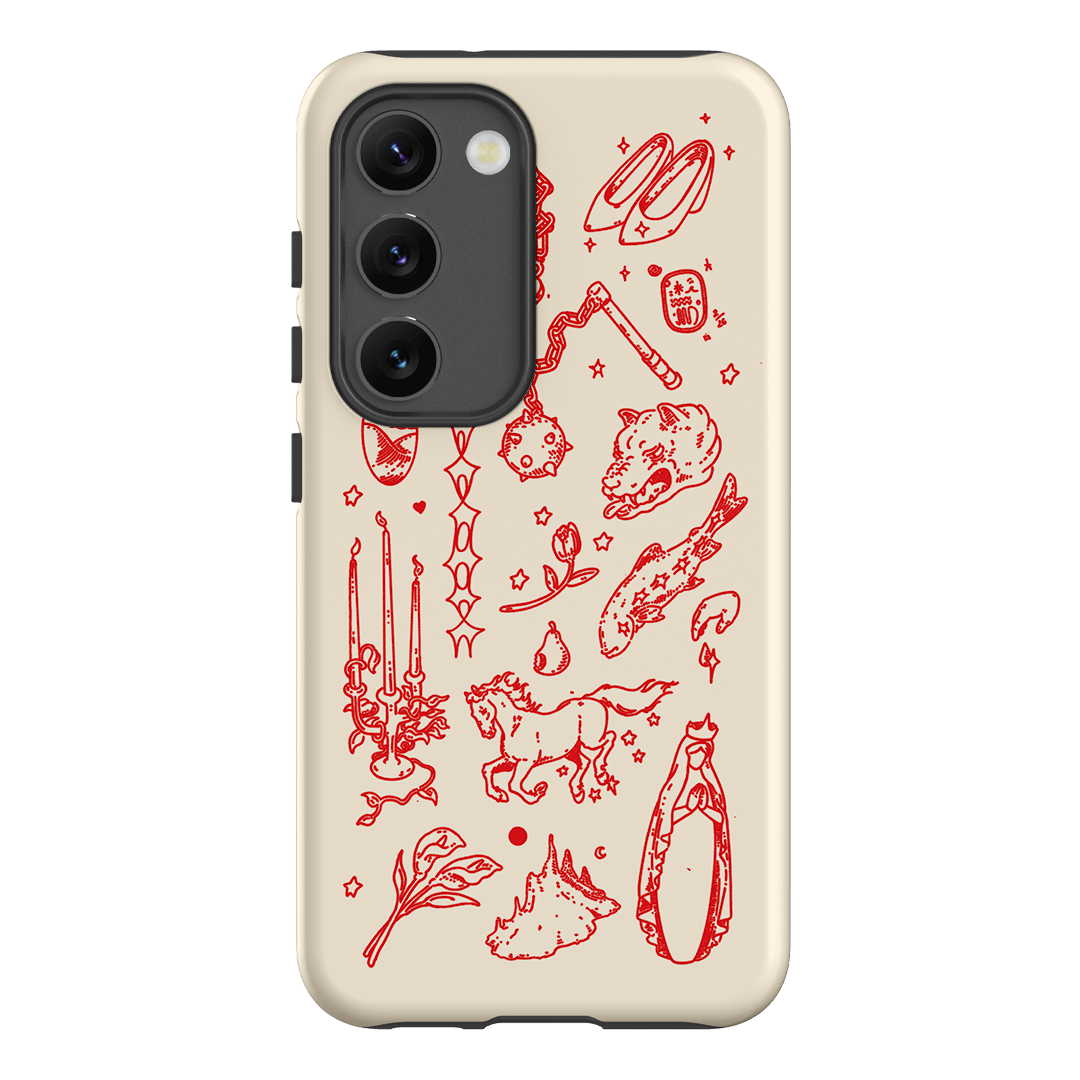 Dreamcore Cream Printed Phone Cases Samsung Galaxy S23 / Armoured by Easty Beasty - The Dairy