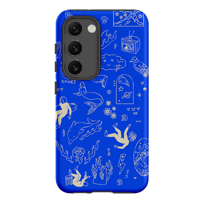 Easty Flash Blue Printed Phone Cases Samsung Galaxy S23 / Armoured by Easty Beasty - The Dairy