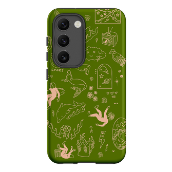 Easty Flash Green Printed Phone Cases Samsung Galaxy S23 / Armoured by Easty Beasty - The Dairy