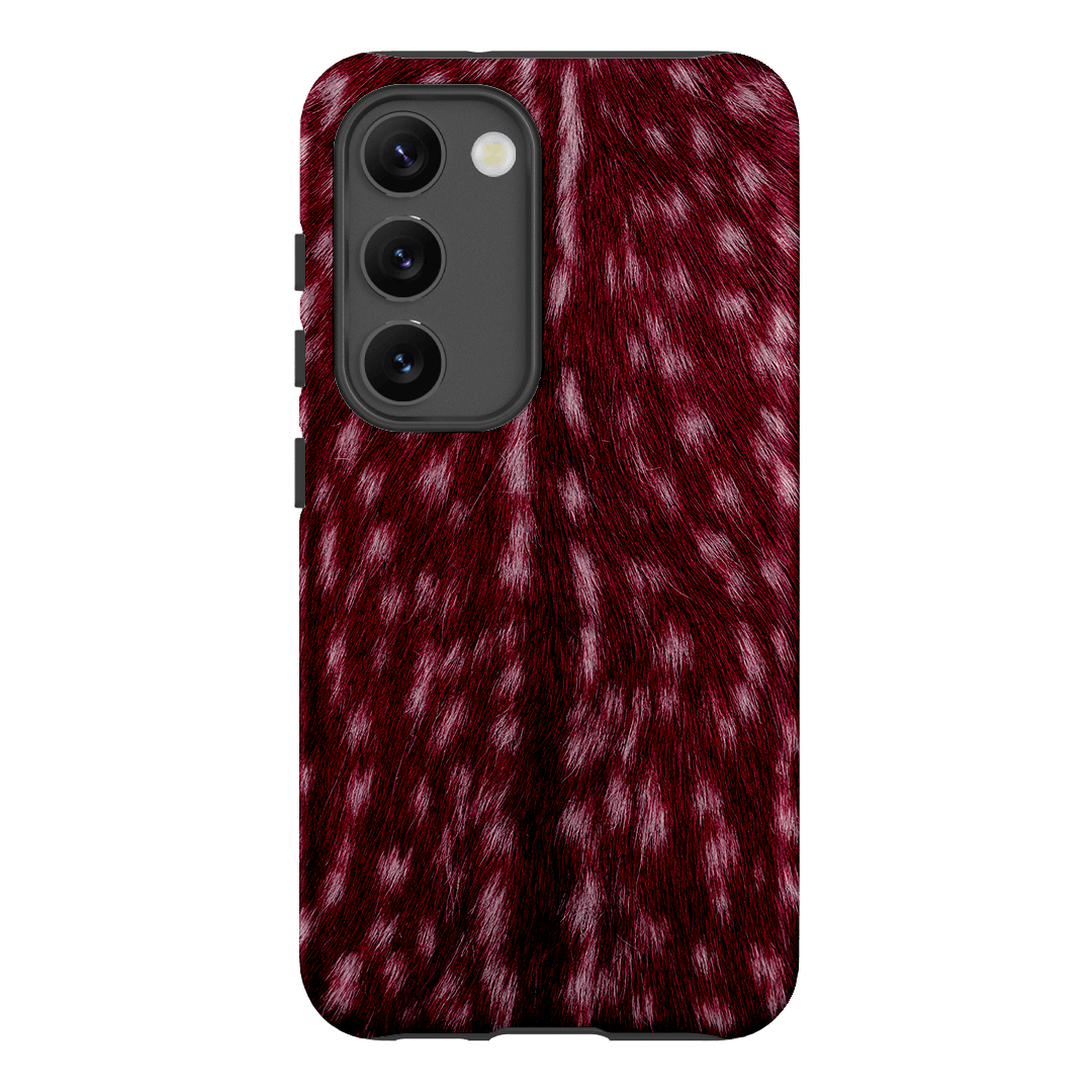 Fawn Burgundy Printed Phone Cases Samsung Galaxy S23 / Armoured by The Dairy - The Dairy