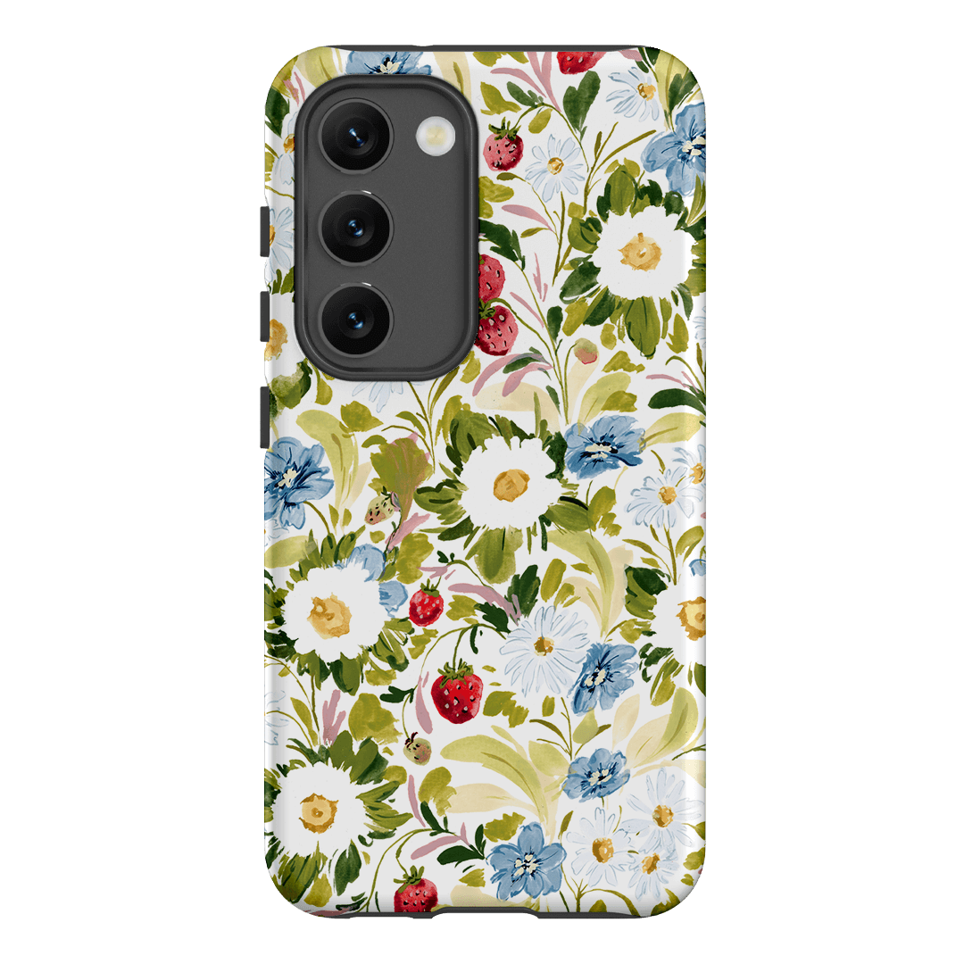 Garden Strawberries Printed Phone Cases Samsung Galaxy S23 / Armoured by Ellie Mae - The Dairy