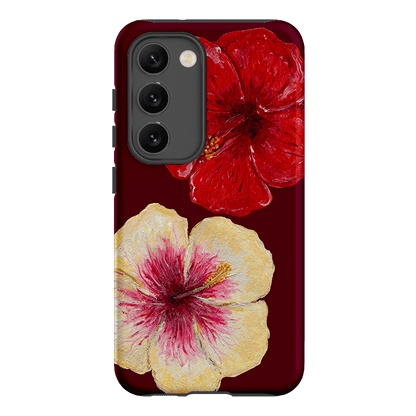 Hibiscus Flower Printed Phone Cases Samsung Galaxy S23 / Armoured by BG. Studio - The Dairy