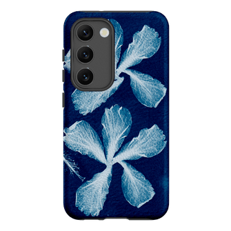 Hibiscus Cyanotype Printed Phone Cases Samsung Galaxy S23 / Armoured by Sally Hungerford - The Dairy