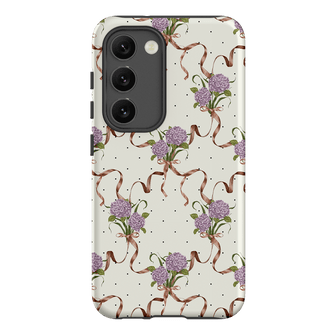 Hydrangea Ribbon Printed Phone Cases Samsung Galaxy S23 / Armoured by Veronica Tucker - The Dairy