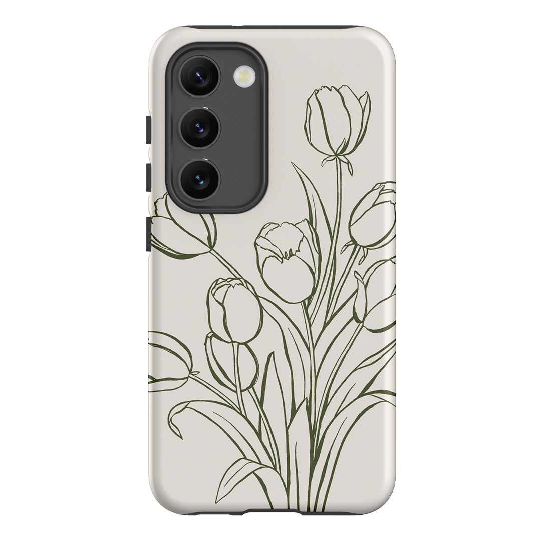 Inked Tulips Printed Phone Cases Samsung Galaxy S23 / Armoured by Typoflora - The Dairy