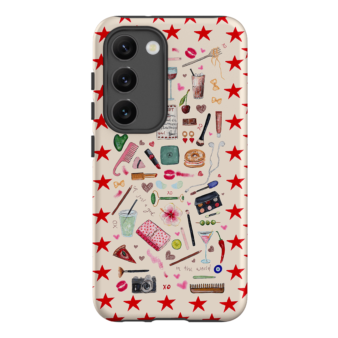 Just A Girl Printed Phone Cases Samsung Galaxy S23 / Armoured by BG. Studio - The Dairy