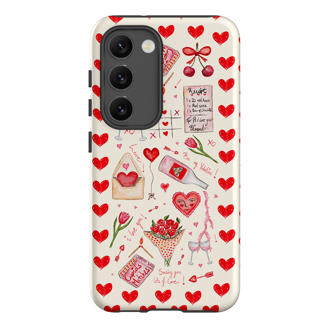 Love Note Printed Phone Cases Samsung Galaxy S23 / Armoured by BG. Studio - The Dairy