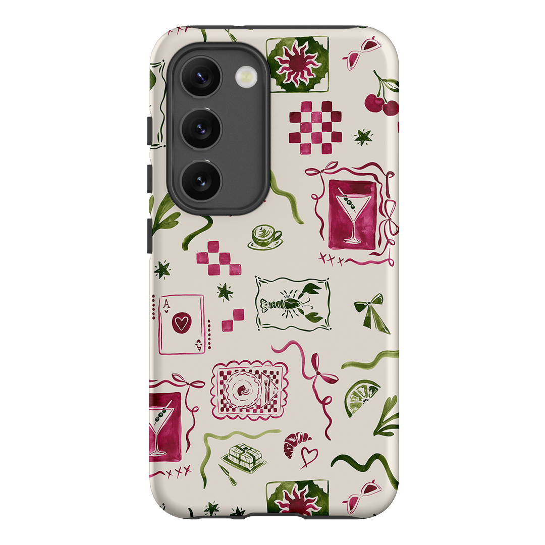 Martini Gal Printed Phone Cases Samsung Galaxy S23 / Armoured by Charlie Taylor - The Dairy