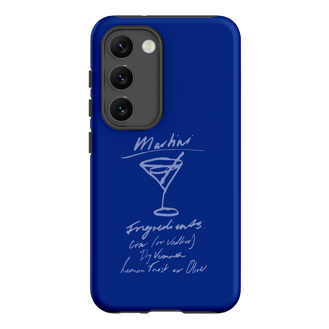 Martini Mood Blue Printed Phone Cases Samsung Galaxy S23 / Armoured by The Dairy - The Dairy