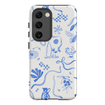 Mediterranean Wave Printed Phone Cases Samsung Galaxy S23 / Armoured by Charlie Taylor - The Dairy