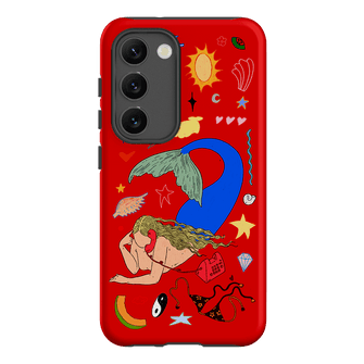 Mermaid Salad Scarlet Printed Phone Cases Samsung Galaxy S23 / Armoured by Easty Beasty - The Dairy