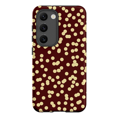 Mini Confetti Burgundy Butter Printed Phone Cases Samsung Galaxy S23 / Armoured by Veronica Tucker - The Dairy