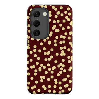 Mini Confetti Burgundy Butter Printed Phone Cases Samsung Galaxy S23 / Armoured by Veronica Tucker - The Dairy