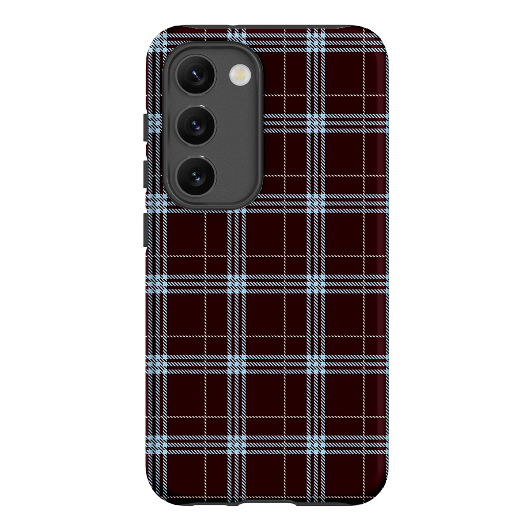Mocha Plaid Printed Phone Cases Samsung Galaxy S23 / Armoured by The Dairy - The Dairy