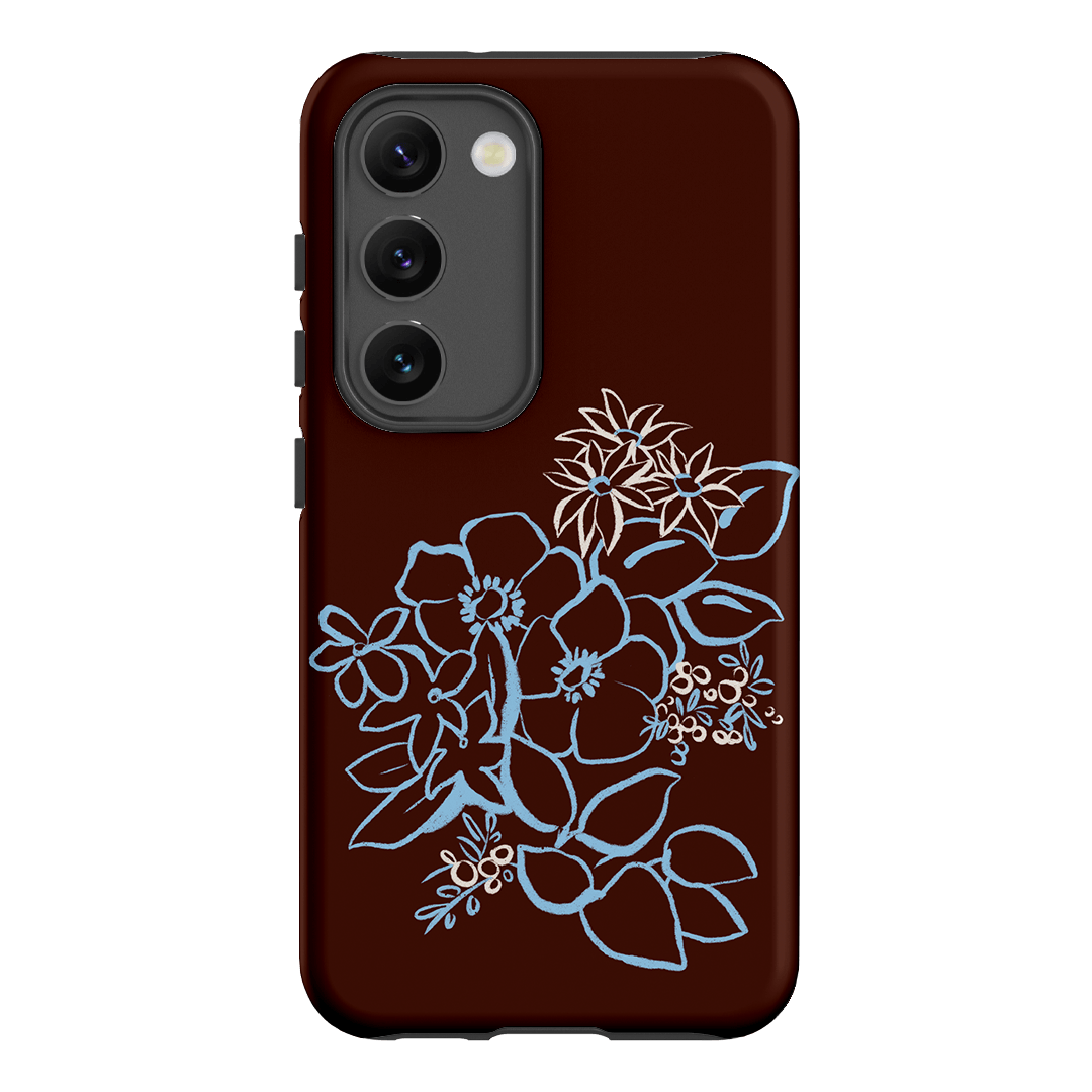 Mocha Posy Printed Phone Cases Samsung Galaxy S23 / Armoured by Typoflora - The Dairy