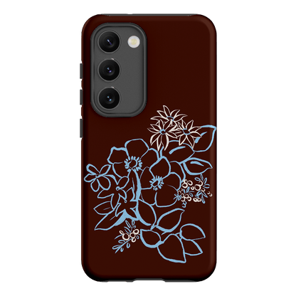 Mocha Posy Printed Phone Cases Samsung Galaxy S23 / Armoured by Typoflora - The Dairy