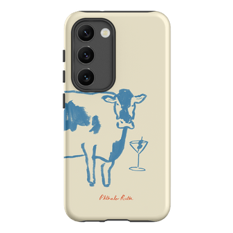 Mootini Blue Printed Phone Cases Samsung Galaxy S23 / Armoured by Phthalo Ruth - The Dairy