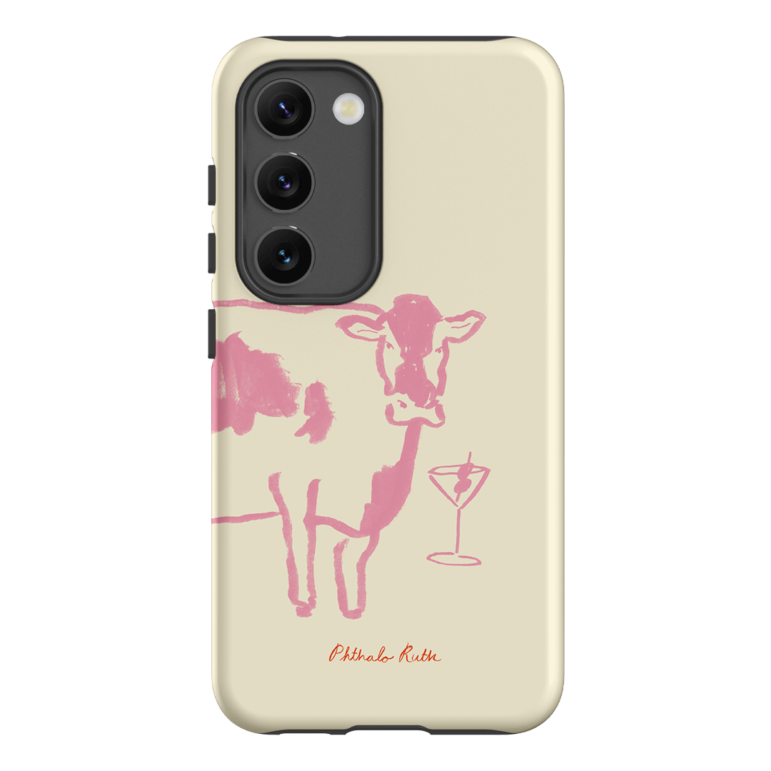Mootini Pink Printed Phone Cases Samsung Galaxy S23 / Armoured by Phthalo Ruth - The Dairy