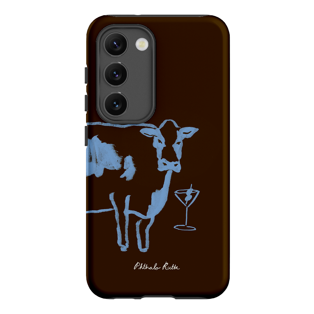 Mootini Espresso Printed Phone Cases Samsung Galaxy S23 / Armoured by Phthalo Ruth - The Dairy