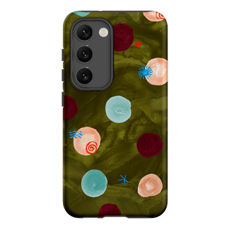 Olive Spot Printed Phone Cases Samsung Galaxy S23 / Armoured by Charlie Taylor - The Dairy