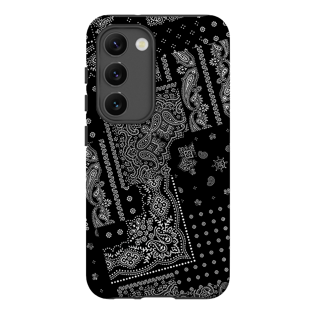 Paisley Noir Printed Phone Cases Samsung Galaxy S23 / Armoured by The Dairy - The Dairy