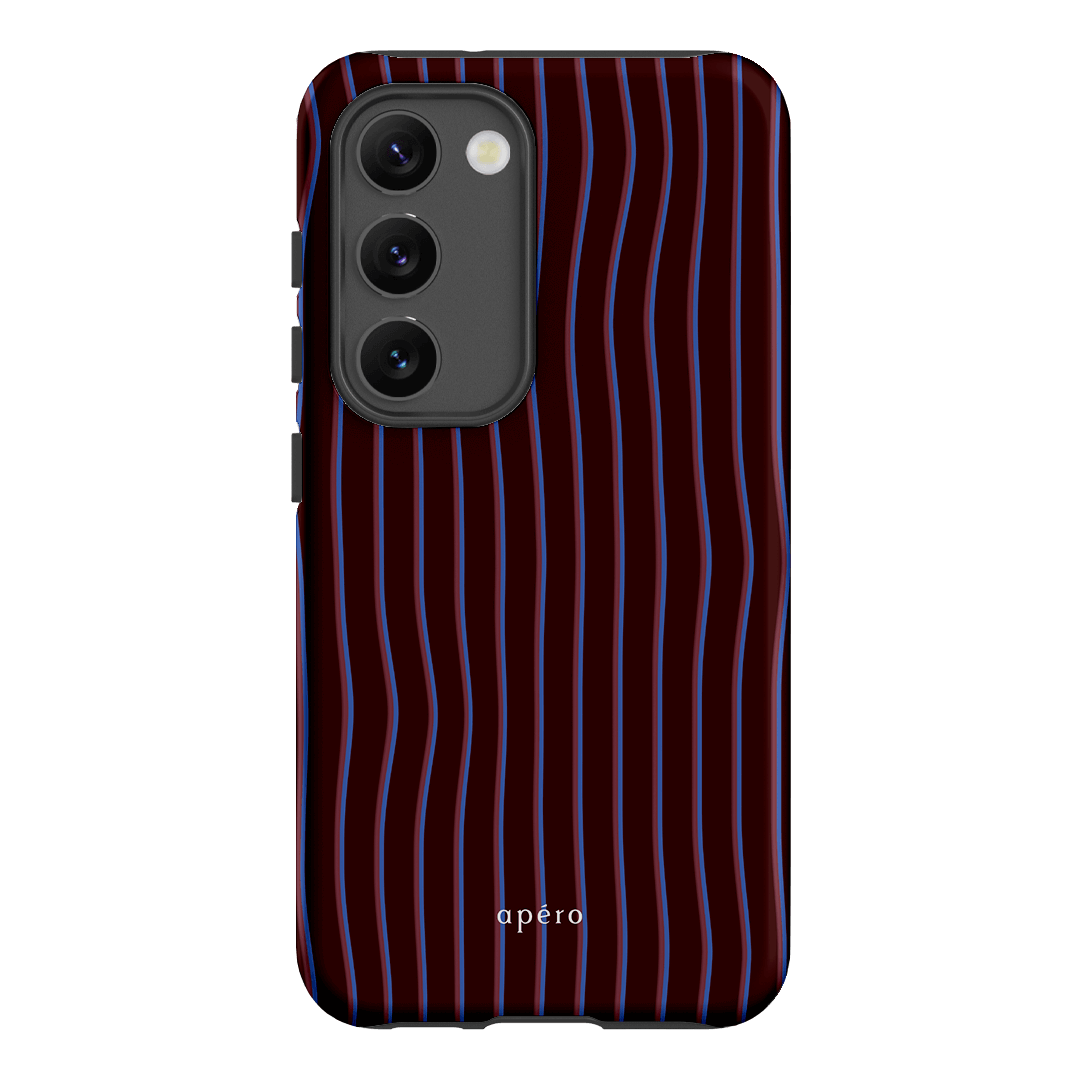 Panama Burgundy Printed Phone Cases Samsung Galaxy S23 / Armoured by Apero - The Dairy