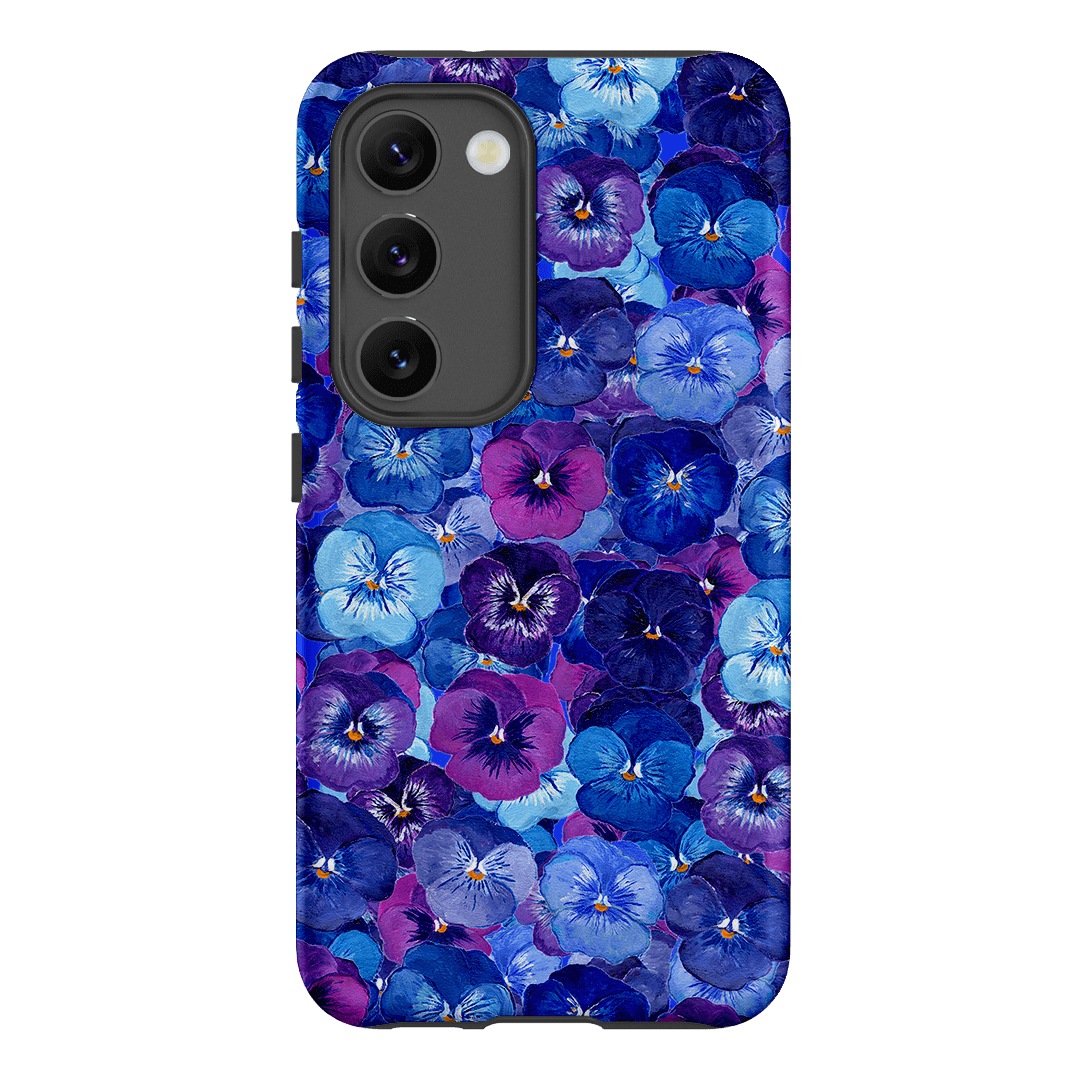 Pansy Jumble Printed Phone Cases Samsung Galaxy S23 / Armoured by Kayla Henley - The Dairy