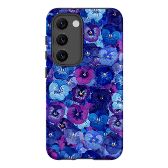 Pansy Jumble Printed Phone Cases Samsung Galaxy S23 / Armoured by Kayla Henley - The Dairy