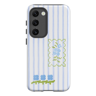Patchwork Blue Printed Phone Cases Samsung Galaxy S23 / Armoured by Kayla Carr - The Dairy