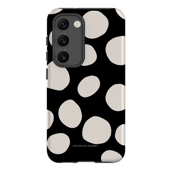 Pebbles Noir Printed Phone Cases Samsung Galaxy S23 / Armoured by Veronica Tucker - The Dairy