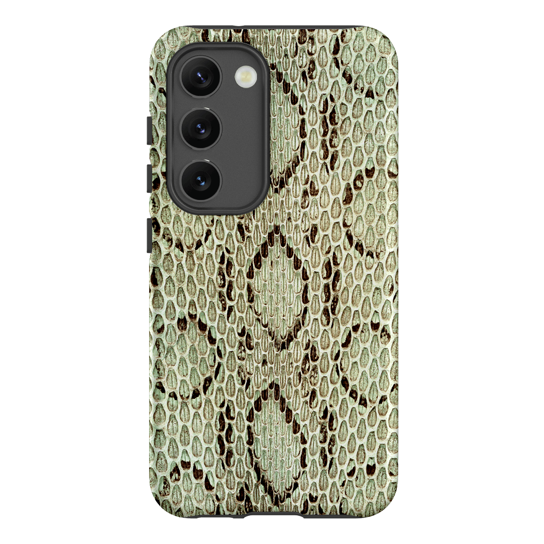 Pistachio Python Printed Phone Cases Samsung Galaxy S23 / Armoured by The Dairy - The Dairy