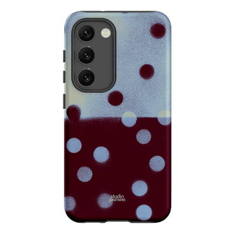 Plum Polka Dot Printed Phone Cases Samsung Galaxy S23 / Armoured by Jasmine Dowling - The Dairy