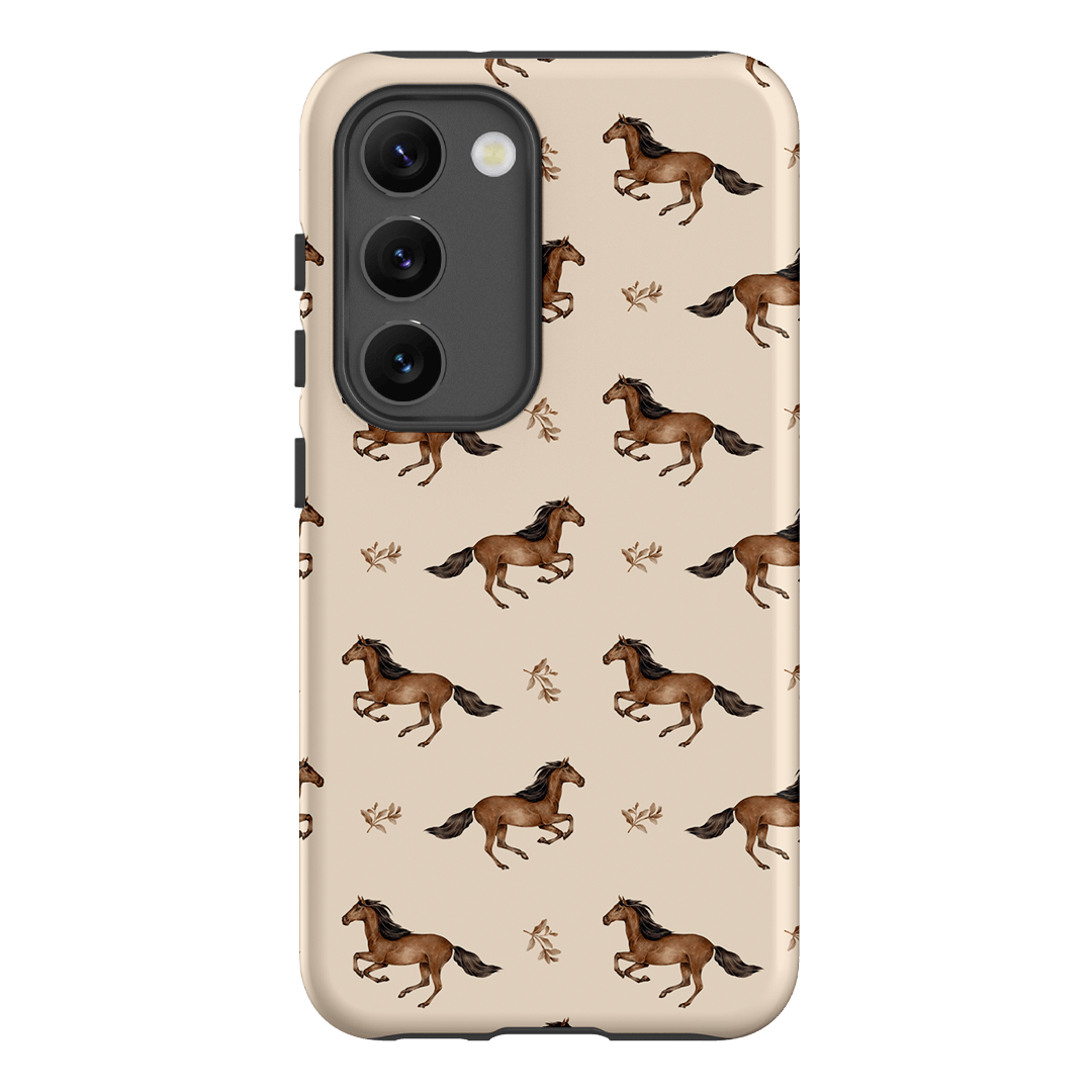 Running Horse Printed Phone Cases Samsung Galaxy S23 / Armoured by Kasiags Art - The Dairy