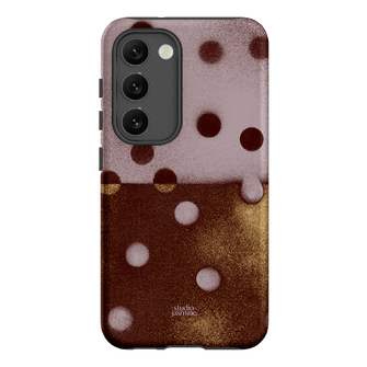 Rust Polka Dot Printed Phone Cases Samsung Galaxy S23 / Armoured by Jasmine Dowling - The Dairy