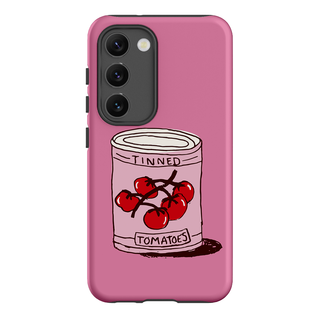 Saucy Pink Printed Phone Cases Samsung Galaxy S23 / Armoured by The Dairy - The Dairy