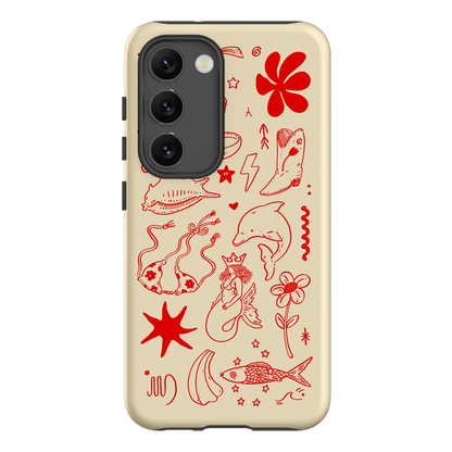 Spiced Cowboy Cream Printed Phone Cases Samsung Galaxy S23 / Armoured by Easty Beasty - The Dairy